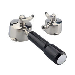 Kaksinokkainen suodatinkahva 4Barista 51 mm – De’Longhi Dedica (musta kahva)