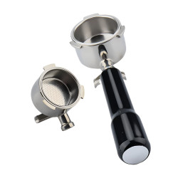 Kaksinokkainen suodatinkahva 4Barista 51 mm – De’Longhi Dedica (musta kahva)
