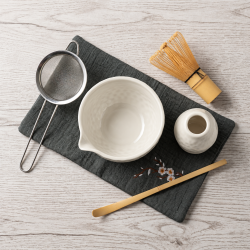 Matcha set 4Barista (white) – keramiikka-astiasto matcha-teen valmistukseen 