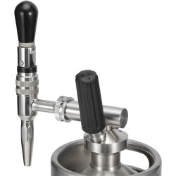 Nitro Cold Brew 2L ruostumattomasta teräksestä valmistettu Mini tynnyri 4Barista