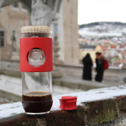 Cafflano Go-Brew - punainen