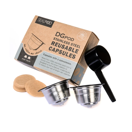 2x uudelleenkäytettävä kapseli SEALPOD tuotteelle Dolce Gusto ®