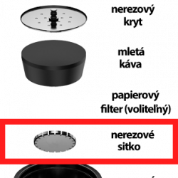  SEALPOD varasuodatin Dolce Gusto® uudelleenkäytettävälle kapselille 