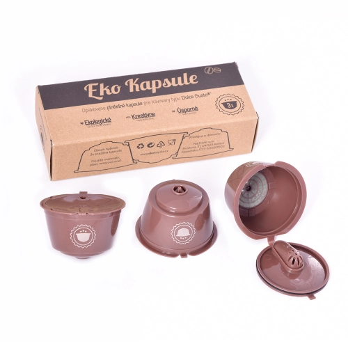 Uudelleen käytettävät ECO-kapselit Dolce Gusto®:lle - 3 kpl