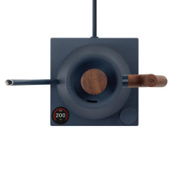 Fellow Stagg EKG PRO stone blue + walnut | Vedenkeitin Gooseneck
