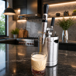 Nitro Cold Brew 2L ruostumattomasta teräksestä valmistettu Mini tynnyri 4Barista