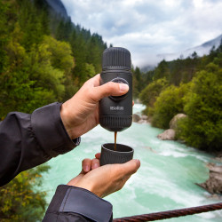 Wacaco NanoPresso (musta) + suojapussi - Käytetty