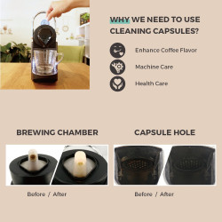 Nespresso puhdistuskapselia