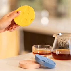 Timemore Black Mirror DOT (yellow) – kompakti barista vaaka, jossa on bluetooth