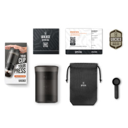 Wacaco Prestina (coal black) – kannettava kahvinvalmistin